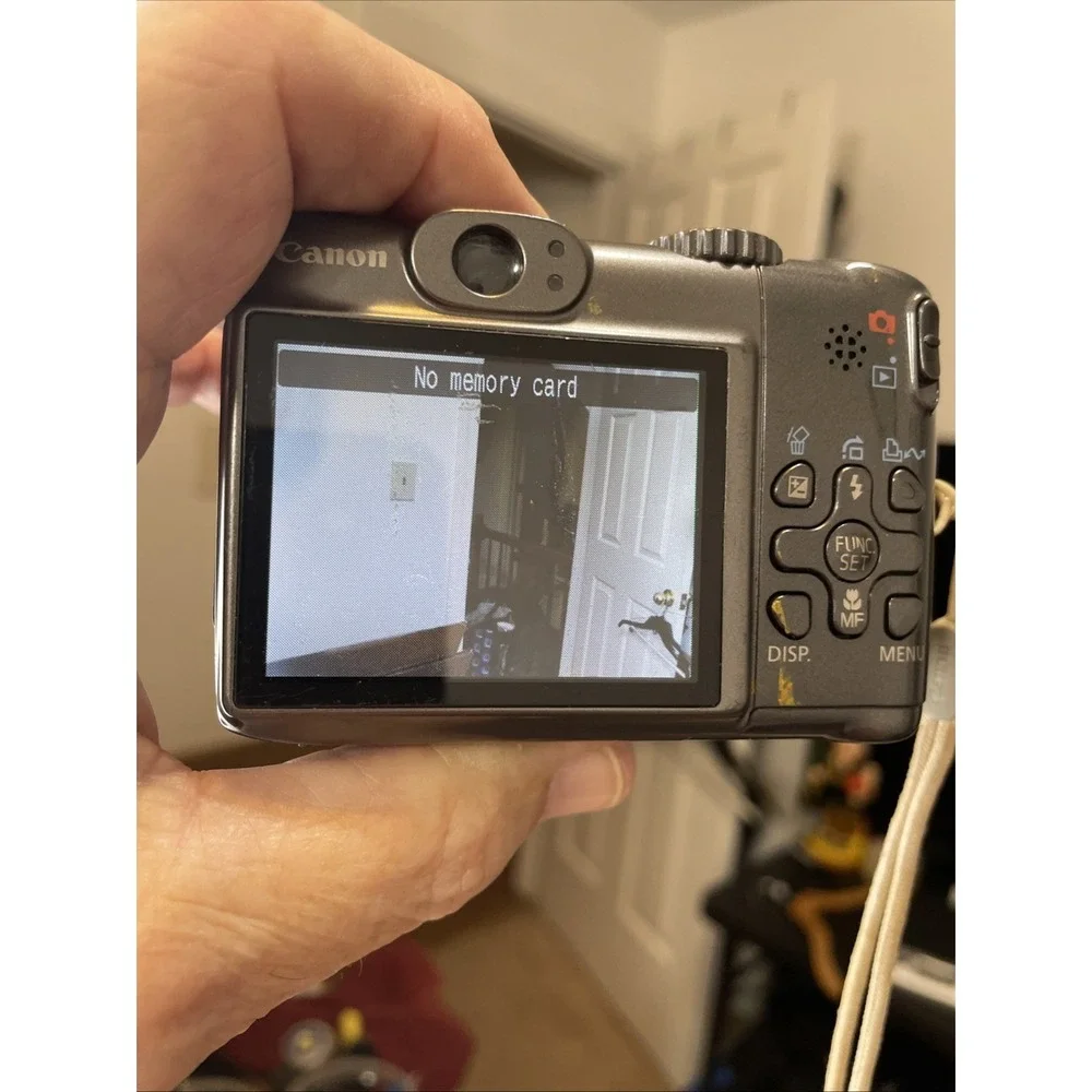Canon PowerShot A590 IS Image Stabilizer 8MP Digital Camera 4x Zoom TESTED WORKS